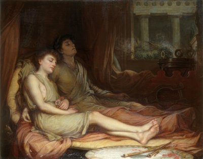 Il sonno e il suo fratellastro Morte da John William Waterhouse